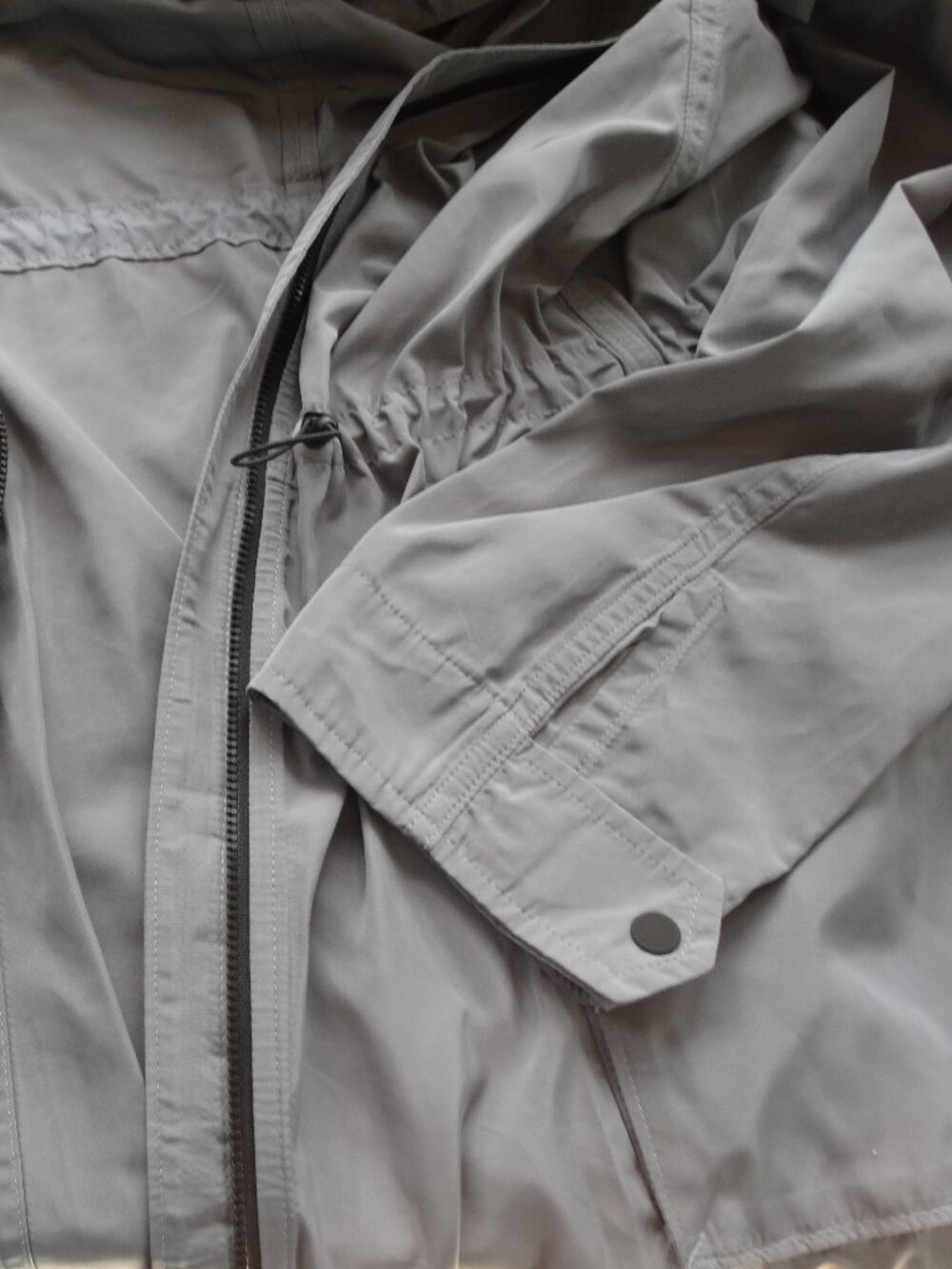ATHLETA Everyday Anorak Coastline Blue Size XL, Raincoat w Hood - Picture 11 of 11